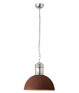 AB193252/60 zavesne svietidlo, industrial design 1x60W/E27, d41cm, ocel/rustikalny cierno-hnedy kov