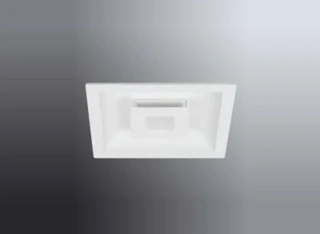 AA1LD0015B3 15+12W podhladove svietidlo 15+12W/LED/3000K/1693lm, 18x18x3,5cm, AL/biela/pc difuzor 