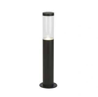 Stĺpikové svietidlo Brilliant BERGEN - G40084/63, 1×4W/LED/4K/345lm/GU10, v 40 cm, oceľ/číry akryl