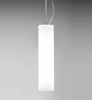 AA1LL9610B zavesne svietidlo 1x70W/E27, d10/v50cm, biely kov/triplex.sklo  