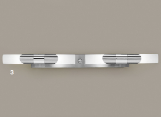 AK1153.64.6 nastenne svietidlo 4x40W/G9, s44cm, matny nikel/matne sklo, stmievac