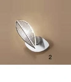 AK1161.61.6 nastenne svietidlo 1x40W/G9, v14cm, nikel/chrom/Swarovski-Spectra kristal ciry
