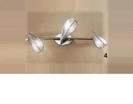 AK1161.63.6 nastenne svietidlo 3x40W/G9, s53cm, nikel/chrom/Swarovski-Spectra kristal ciry