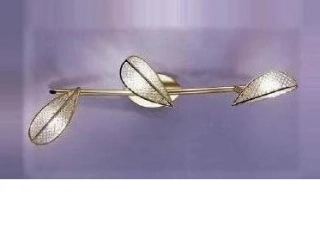 AK1161.63.7 nastenne svietidlo 3x40W/G9, s53cm, zlatene 24 karat GOLD /Swarovski-Spectra kristal ciry