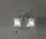 AK1173.62.5 nastenne svietidlo 2x40W/G9, v15,5cm, chrom/Swarovski kristal ciry