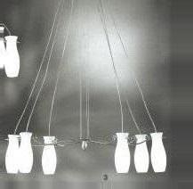 AK1178.86.6 luster 6x40W/G9, d77cm, matny nikel/opal.sklo, Made in Italy