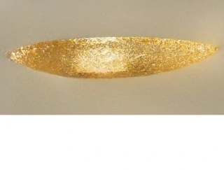AK1320.60.A nastenne svietidlo 1x100W/R7s, v5x45cm, Murano sklo jantar, Handmade in Italy