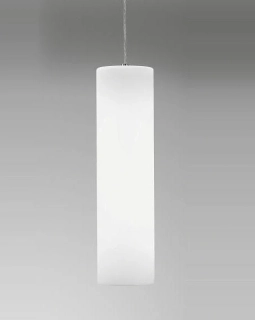 AA1LL9710 zavesne svietidlo 1x100W/E27, d15/v62cm, chrom/triplex.sklo  