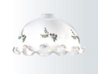 Tienidlo Kolarz NONNA - 731.G78, d 36 cm, matné sklo/volánik+divé kačice
