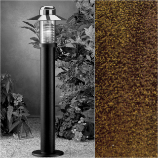 Stĺpikové svietidlo Kolarz FUTURA CUPRUM - GA.95014/E20 CU RB, 1×100W/E27, IP54, v 115 cm, r.hn/meď/číry akryl