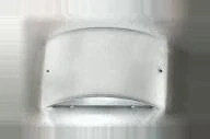 AK1A28.60/weiss nastenne svietidlo 1x150W/R7s, s17x36cm, chrom/matne sklo