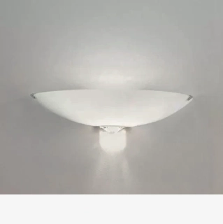 AK10119.61.5.KoT nastenne svietidlo 1x100W/R7s, v7x30cm, chrom/opal.sklo/Optic kristal ciry