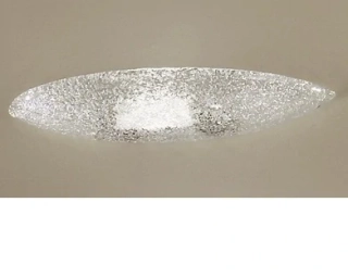 AK1320.60.T nastenne svietidlo 1x100W/R7s, v5x45cm, Murano sklo transparent, Handmade in Italy