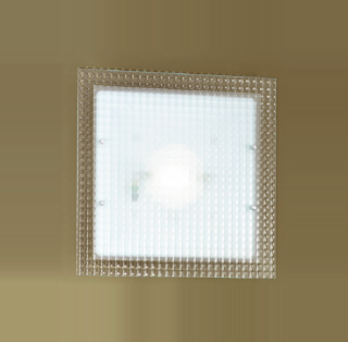 AK1A53.40 (331.12.W) stropne svietidlo 1x150W/R7s, 40x40cm, chrom/prizmat.sklo