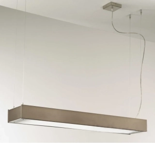 AK10243.32.6 zavesne svietidlo 2x39W/G5, s90x18cm, matny nikel/matne sklo, DIM