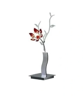 AL1470/L1.CR.Amet stolne svietidlo 1x75W/G9, v45cm, chrom/kristal amethyst