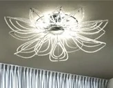 AL1840/PL70 stropne svietidlo 6x75W/G9, d70cm, chrom/kristal transparent