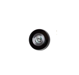 AM19902 Small Black podhladove svietidlo 1x35W/GU4, d8cm, fixne, hlinik/cierne sklo