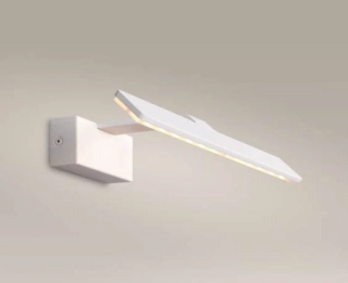 AM1W0114 nastenne svietidlo18W/LED/3000K/1383lm, s53cm, biely kov/ciry akryl