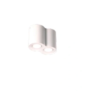 AM1C0085WH stropne svietidlo 2x50W/GU10, s175mm, hlinik/biela